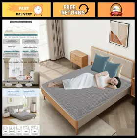 JIYIM-1 OLMCWOOL Twin Memory Foam Mattress Firm Fiberglass