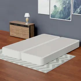 617092875555 ONETAN Wooden Box Spring Split Bed