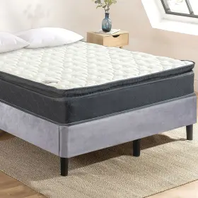 617092901544 ONETAN Mattress Platfrom Bed Set Pillow King #3