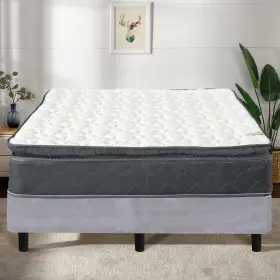 617092904286 ONETAN Mattress Box Spring Set Euro Top King #2