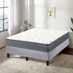 617092904286 ONETAN Mattress Box Spring Set Euro Top King