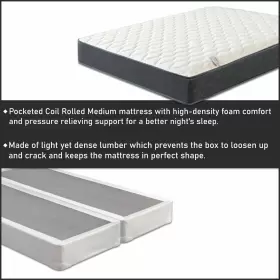 617092911802 ONETAN Top Pocket Coil Rolled Mattress King #3