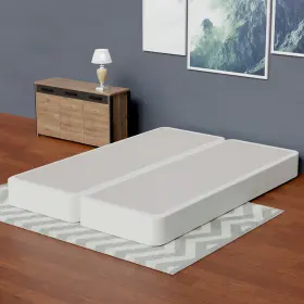 617092967168 ONETAN Wooden Box Spring Split Bed Queen