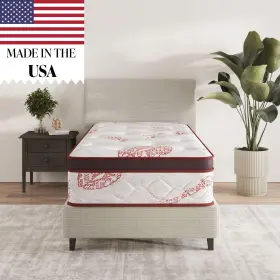Otp-btx-t OTTOMANSON Twin Eurotop Mattress Firm Memory Foam