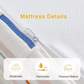 9047 OUUI Memory Foam Mattress Sleep Pressure Relief Certipur #3