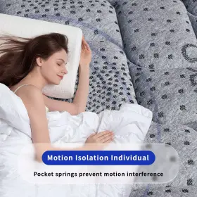 D1001 OUUI Hybrid Mattress Firm Memory Foam Mattresses Box #2