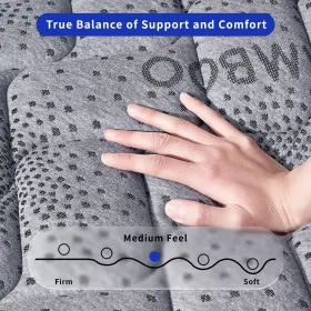 D1001 OUUI Hybrid Mattress Firm Memory Foam Mattresses Box #3