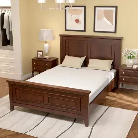 195030081331 PAYLESSHERE Queen Mattress Fiberglass Tea Memory