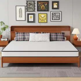 SPR-B-6K-T92Y-WHITE PAYLESSHERE King Mattress Firm Hybrid
