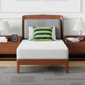 MEM-8T138-WHITE PAYLESSHERE Twin Gel Memory Foam Mattress Cer