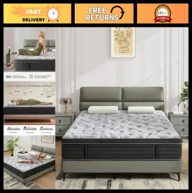 LU001-10F PECHINOU Memory Foam Pocket Spring Mattress Box
