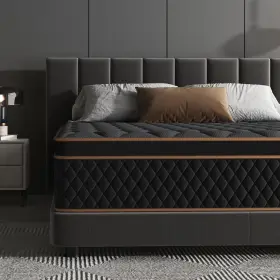 717710979396 PIXAFOG King Hybrid Mattress Box Memory Foam