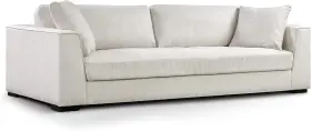 PB-LR-622-1 POLY BARK Capri Fabric Sofa Bright Ash
