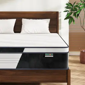 748664190483 PURRJOYS Firm Mattress Hybrid Box Gel Memory