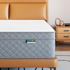 LB12QU-CAJY PURRJOYS Firm Queen Mattress Bed Box Cooling Gel