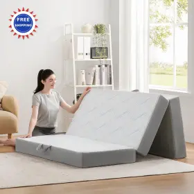 B0FLPVXP2R PUZDAZ Mattress Queen Memory Foam Folding Trifold