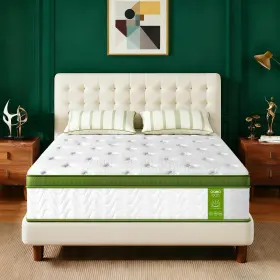 82956 TWIN Memory Foam Mattress Hybrid Gel Pocket Springs