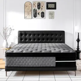 B0GNHMX31G QUAROTA Queen Mattress Hybrid Box Pocket Sprin