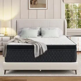 717690236663 QUENSIYE Mattress Memory Foam Hybird Box
