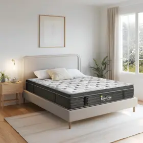 RO-01-12 REALONE Queen Mattress Memory Foam Hybrid Mattresses
