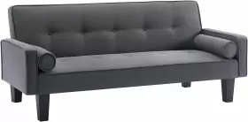 791107175974 RECACEIK Futon Bed Convertible Love Seat Couch #3
