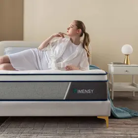 705353341045 RIMENSY Queen Mattress Hybrid Mattresses Box Gel