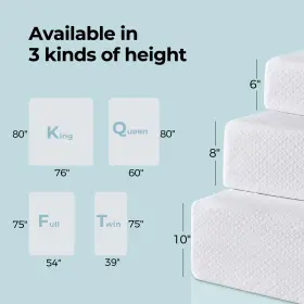 810142984454 ROLANSTAR Twin Mattress Gel Memory Sleep Relief #2