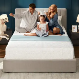 LM001-WE-6-Q-RR-VC ROLANSTAR Queen Mattress Gel Memory Sleep