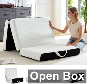 797465846877 ROXGOX Fold Memory Foam Topper Cover