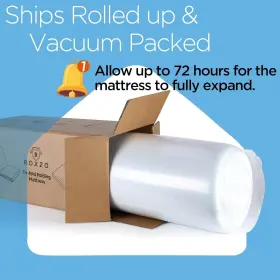 ROXZO-MF-001 ROXZO Twin Memory Foam Folding Mattress Fold