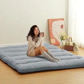 HMTVC3-FM-WAVEGREYF ROYGROW Futon Mattress Floor Wavegrey