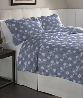 Fpdvt-tt-snowflakes SAFAH Flannel Oversized Duvet Set Twin #2