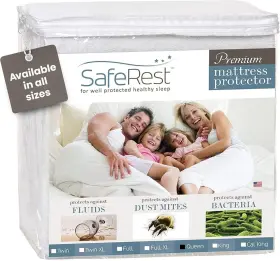 532431000000 SAFEREST Waterproof Queen Mattress Protector