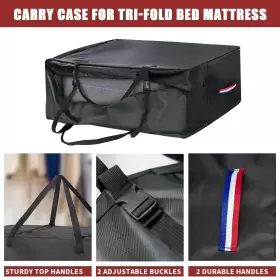 689741001554 SAFIPOTTS Folding Mattress Storage Bag Twin Fold #3