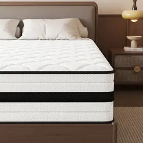 12HCD-KING SEEUO Hybrid Mattress Firm Gel Infused Memory Foam