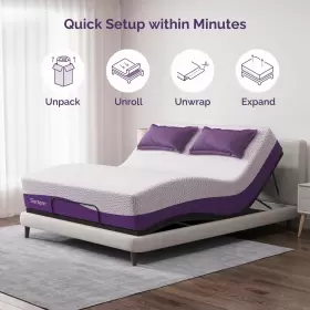 784300609612 SERSPER Twin Mattress Memory Foam Sleep #3