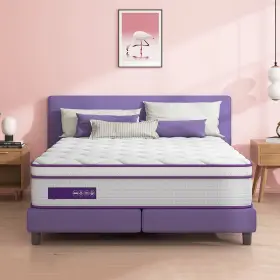 792933718151 SERSPER Twin Queen Memory Foam Hybrid Mattress