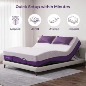 PHA10T SERSPER Cooling Gel Memory Foam Twin Queen Mattress #3
