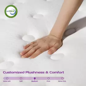 PTB10Q SERSPER Queen Hybrid Memory Foam Mattress Spring Box #3