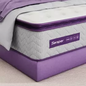 PTB10Q SERSPER Queen Hybrid Memory Foam Mattress Spring Box