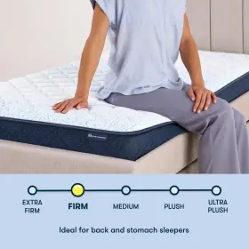 198167025049 SERTA Firm Gel Memory Foam Mattress Cooling Twin #3