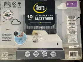 227581830 SERTA Cooling Gel Memory Foam Mattress Assembled