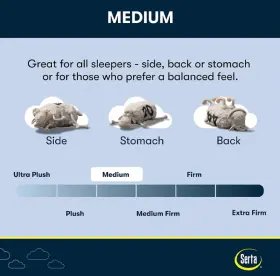 747935682436 SERTA Sleeptogo Firm Gel Memory Foam Mattress #2