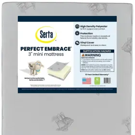 81410493 SERTA Embrace Mini Crib Mattress