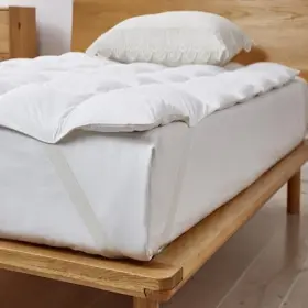 SE706306 SERTA Goose Feather Down Fiber Featherbed Twin