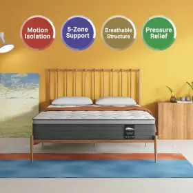 649226999516 SERWEET Memory Foam Hybrid Twin Mattress Pocket #2