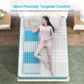 698746537937 SERWEET Queen Mattress Hybrid Memory Foam #3