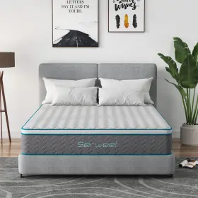 732262248950 SERWEET Memory Foam Hybrid Mattress