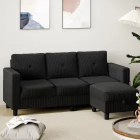 SF80-20260313 SHINTENCHI Upholstered Sectional Sofa Couch