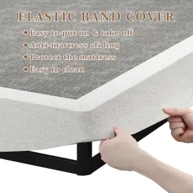 BS501 SHOANED Twin Box Springs Mattress Foundation #3